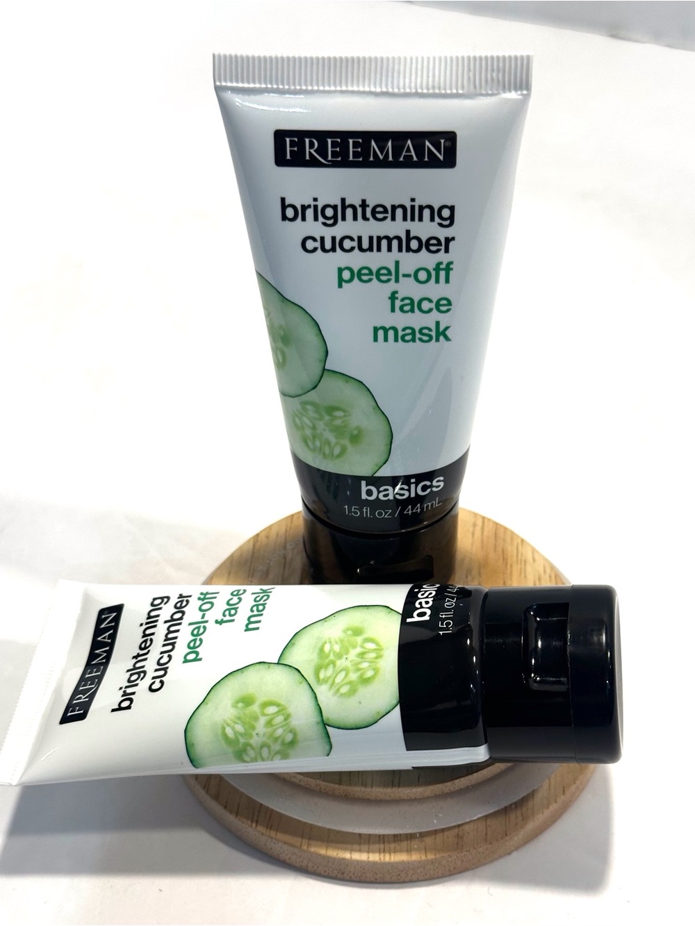 Freeman Brightening Cucumber Peel-Off Face Mask Pack of 2  - Size 1.5fl oz.